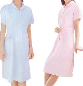 ナース服 半袖ワンピース チュニック(看護服・白衣) 2