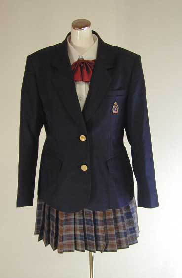 シングル２つボタン濃紺ブレザー(学校制服・スクール・オリジナル)