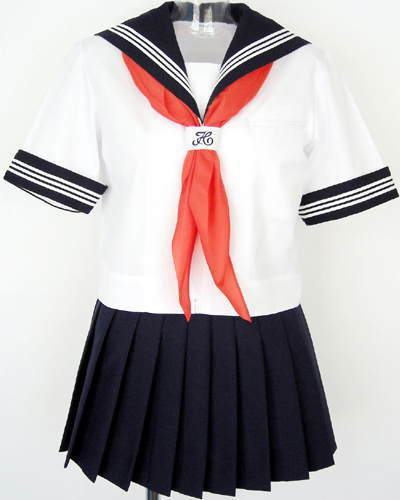 スクールパール夏セーラー服 半袖(学校制服)