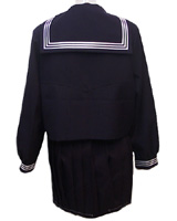 学習院女子高校タイプ制服(セーラー服・後ろ)