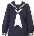富士ヨット 冬紺セーラー服上下セット(学校制服)