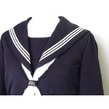 富士ヨット冬紺セーラー服上下セット(学校制服)の販売-通販(通信販売）