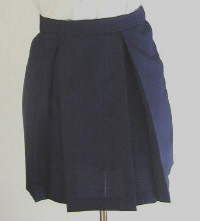 オリジナル冬紺BOXスカート(40cm丈)