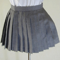 オリジナル夏NEWグレープリーツスカート(30cm丈)