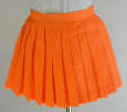 オリジナルオレンジプリーツスカートスカート