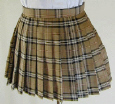 オリジナルバーバリーチェックプリーツスカートスカート