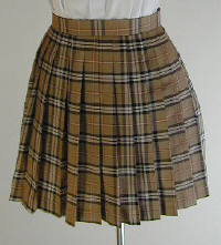オリジナルバーバリーチェックプリーツスカート(40cm丈)