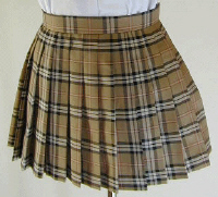 オリジナルバーバリーチェックプリーツスカート(30cm丈)