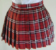オリジナルローズ×白チェックプリーツスカートスカート