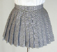オリジナルグレーチェックプリーツスカート