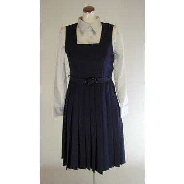スクール濃紺ジャンバースカート(学校制服・スクール・オリジナル)