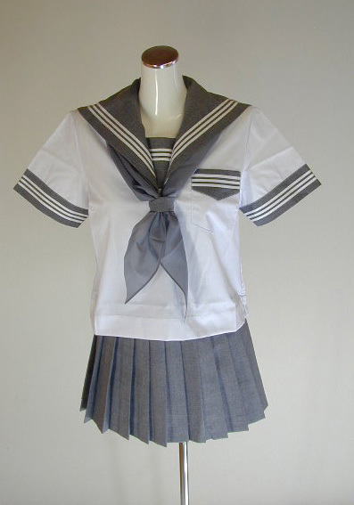 オリジナル夏NEWグレーセーラー服